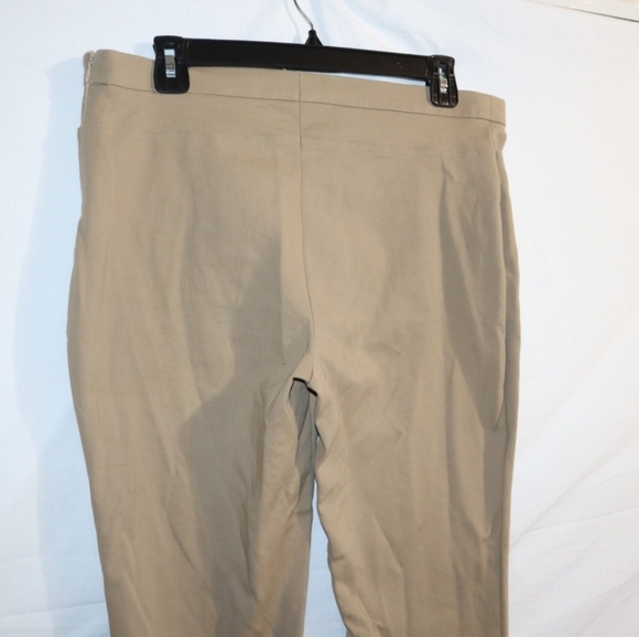 AKRIS PUNTO Franca Mid-Rise Cropped Pants light brown Size 6 - Picture 10 of 15